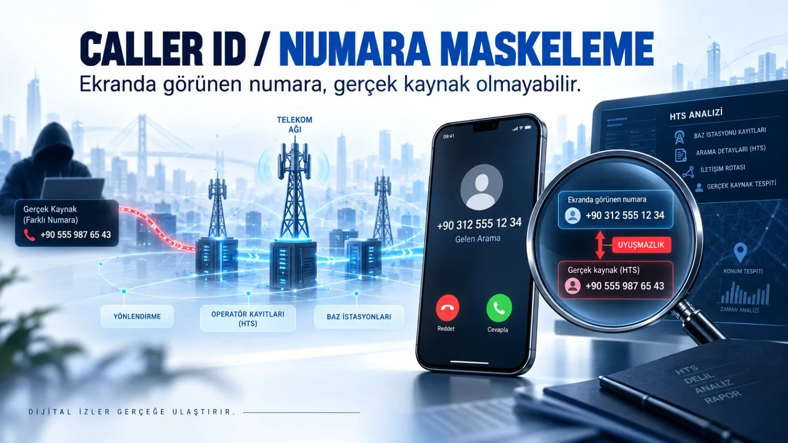 Caller ID Spoofing / Numara Maskeleme HTS Kayıtlarından Nasıl Anlaşılır?