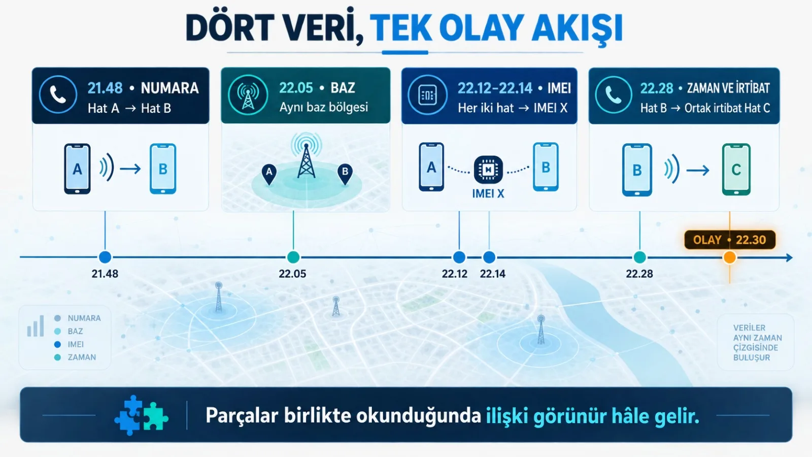 Numara, IMEI, Baz, Zaman: HTS Analizinin Dört Parçasını Birlikte Okumak — görsel 2